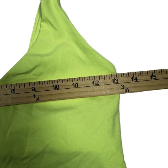 Lululemon Align Nulu Tank / sports bra size 6 neon green - Picture 3 of 6